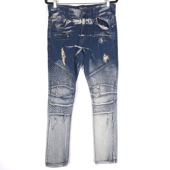 Kloud9 LIMITED EDITION Men’s Jeans Span Distressed Zip Pockets Size 32x32